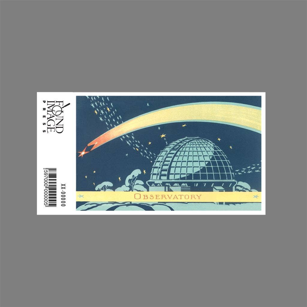 Found Image Press - Wholesale Sticker - Sticker AM-158 Observatory and Comet1