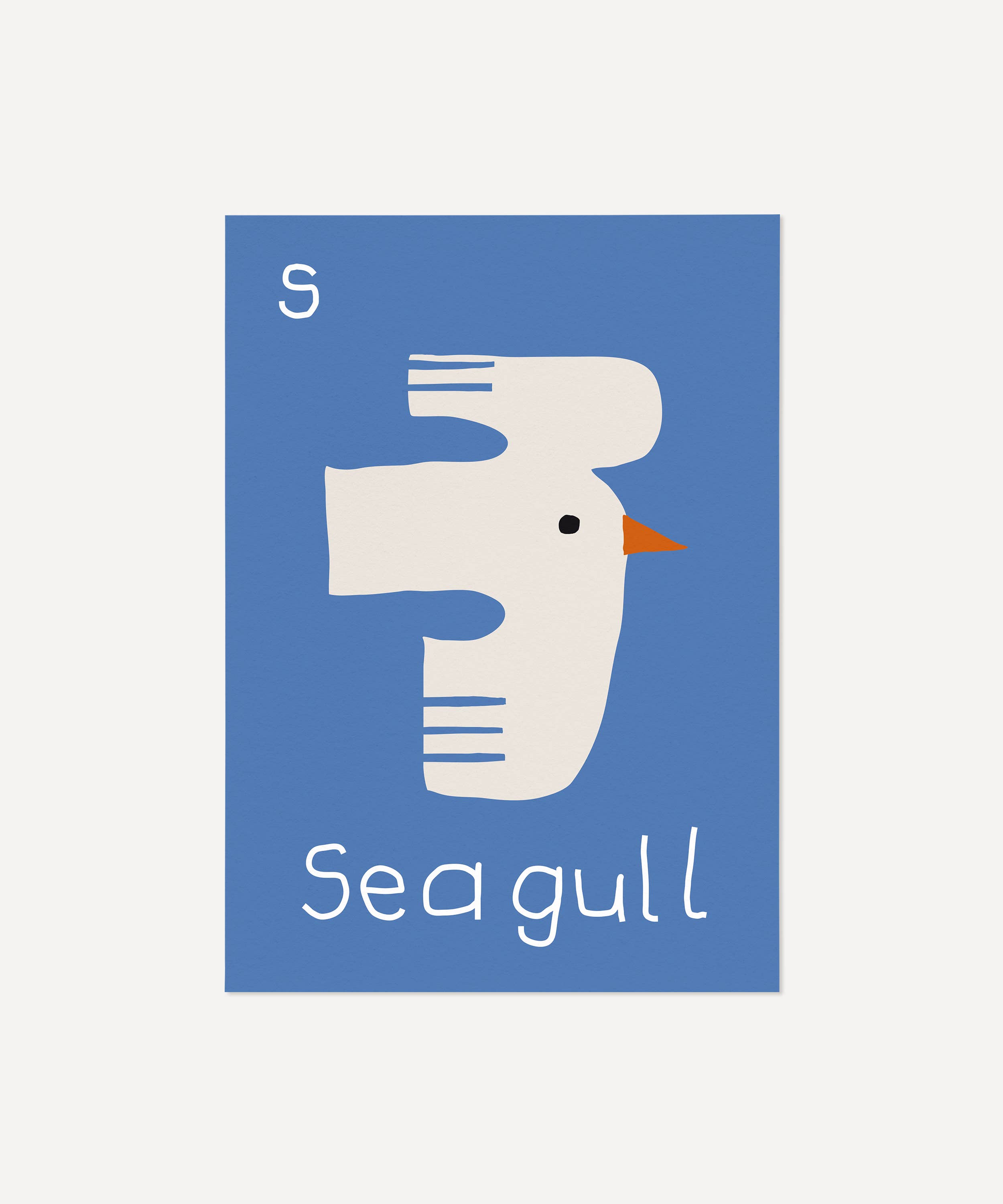 Surprise Radish - Wholesale Art Print - Seagull Print | Letter S Alphabet Print1