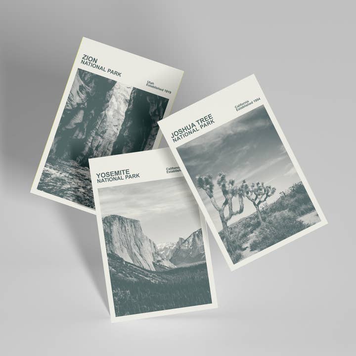 Nomad Design Co - Wholesale Poster - Zion National Park Print1