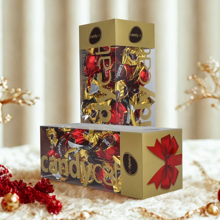 Boîte cadeau de bonbons aux noisettes - 208 g pour la vente par Candycat