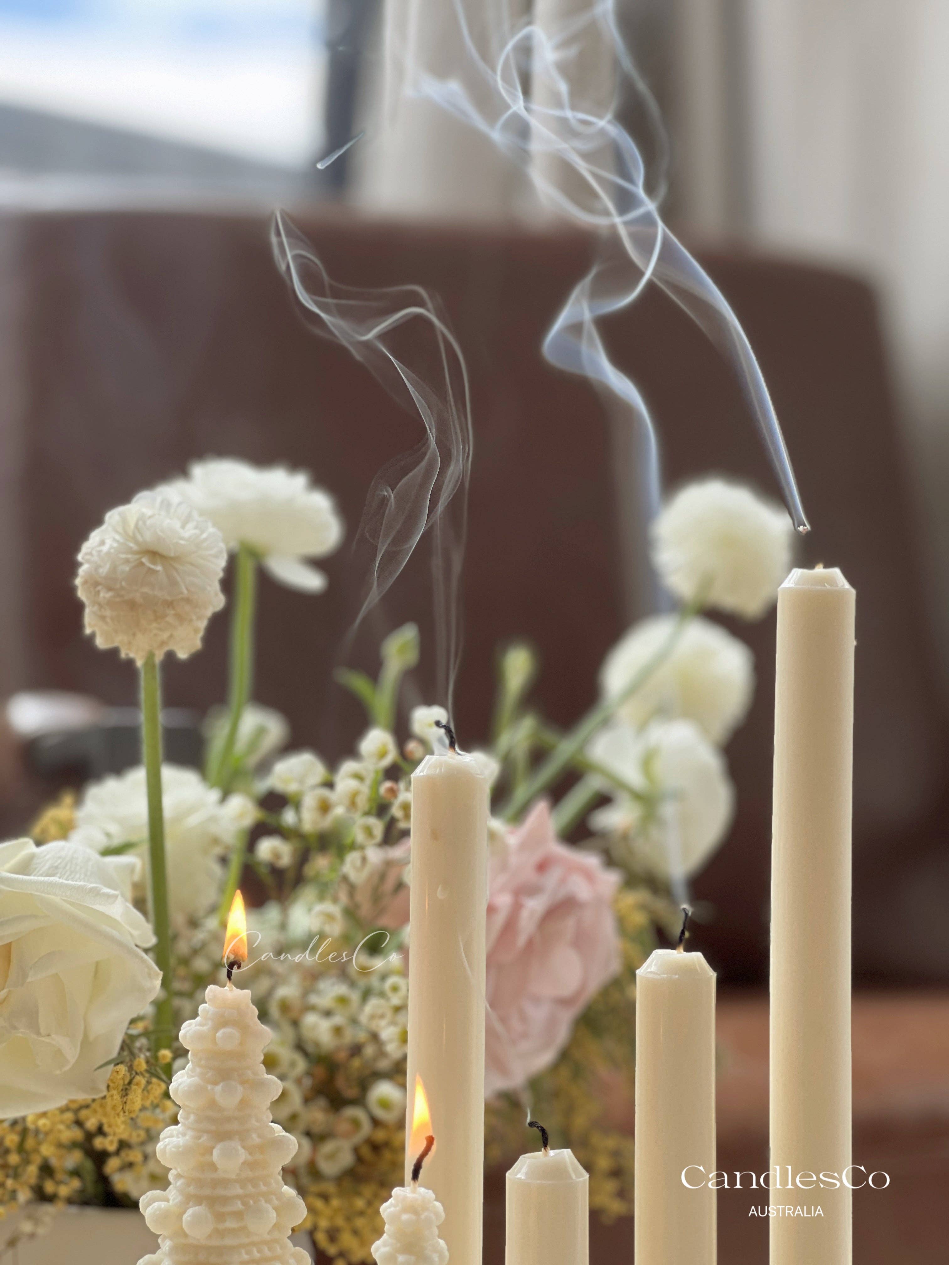 CandlesCo Australia - Wholesale Tapered candle/candlestick - Thin Taper Pillar Soy Wax Candle 4