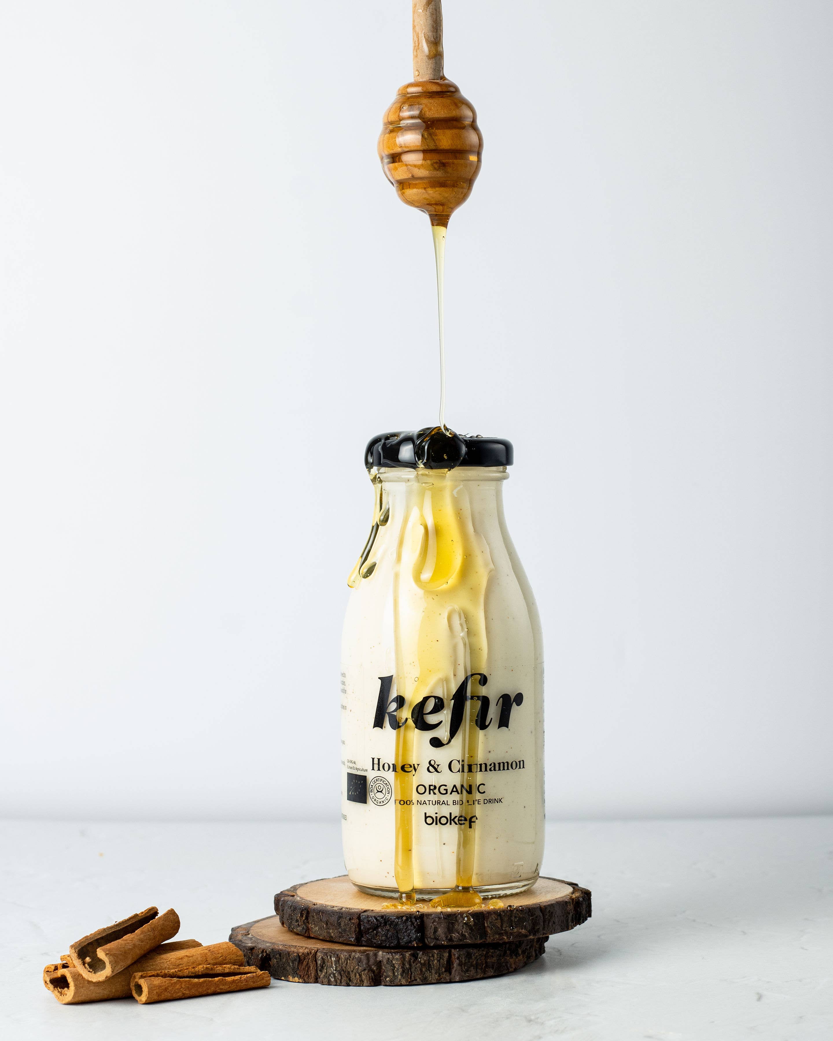 REMOVED BRAND – wholesale Non-dairy milk – Organic Kefir, Honey & Cinnamon, Jersey Cows’ Milk