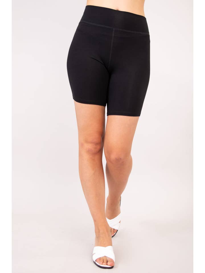 Blue Sky Clothing Co LLC - Vendita all'ingrosso Pantaloncini sportivi - Donna - Pantaloncini Hallie, neri, bambù