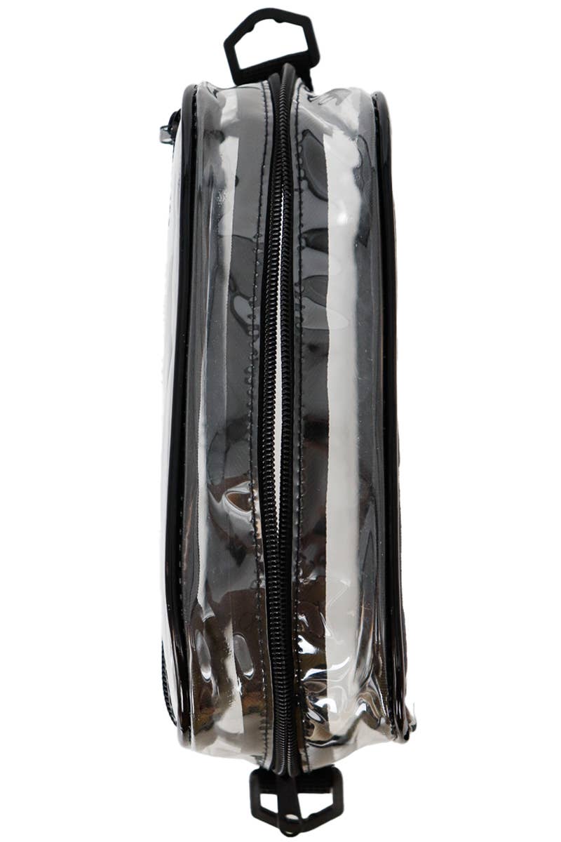 Cap Zone - Wholesale Crossbody Bag - Unisex - Clear PVC Crossbody Messenger Travel Bag5