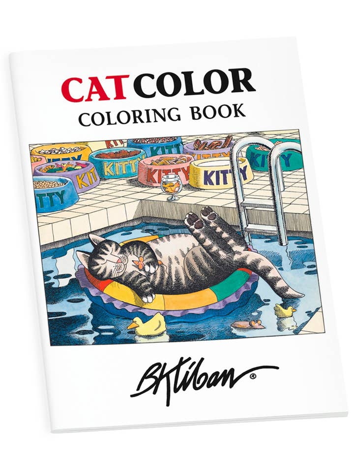B. Kliban CatColor Coloring Book for wholesale by Pomegranate