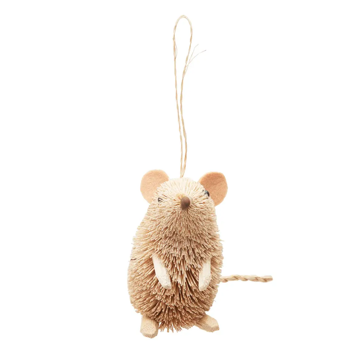 C&F Home - Wholesale Ornament - Christmas Mouse Buri Ornament1