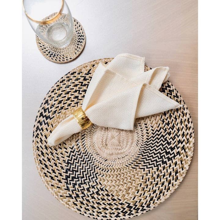 Kalejdoskop sort & naturlig for engroshandel hos Maisie Grace Designs