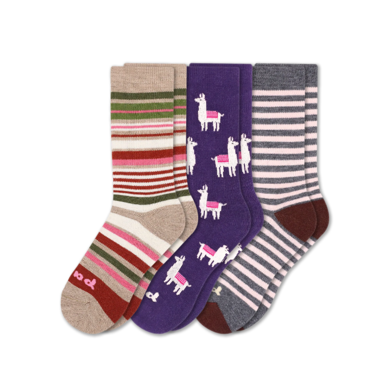 Pacas - Wholesale Socks - Women's - 3 Pack - Women's Crew Pacas Socks2