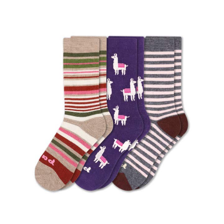 Pacas - Wholesale Socks - Women's - 3 Pack - Women's Crew Pacas Socks2
