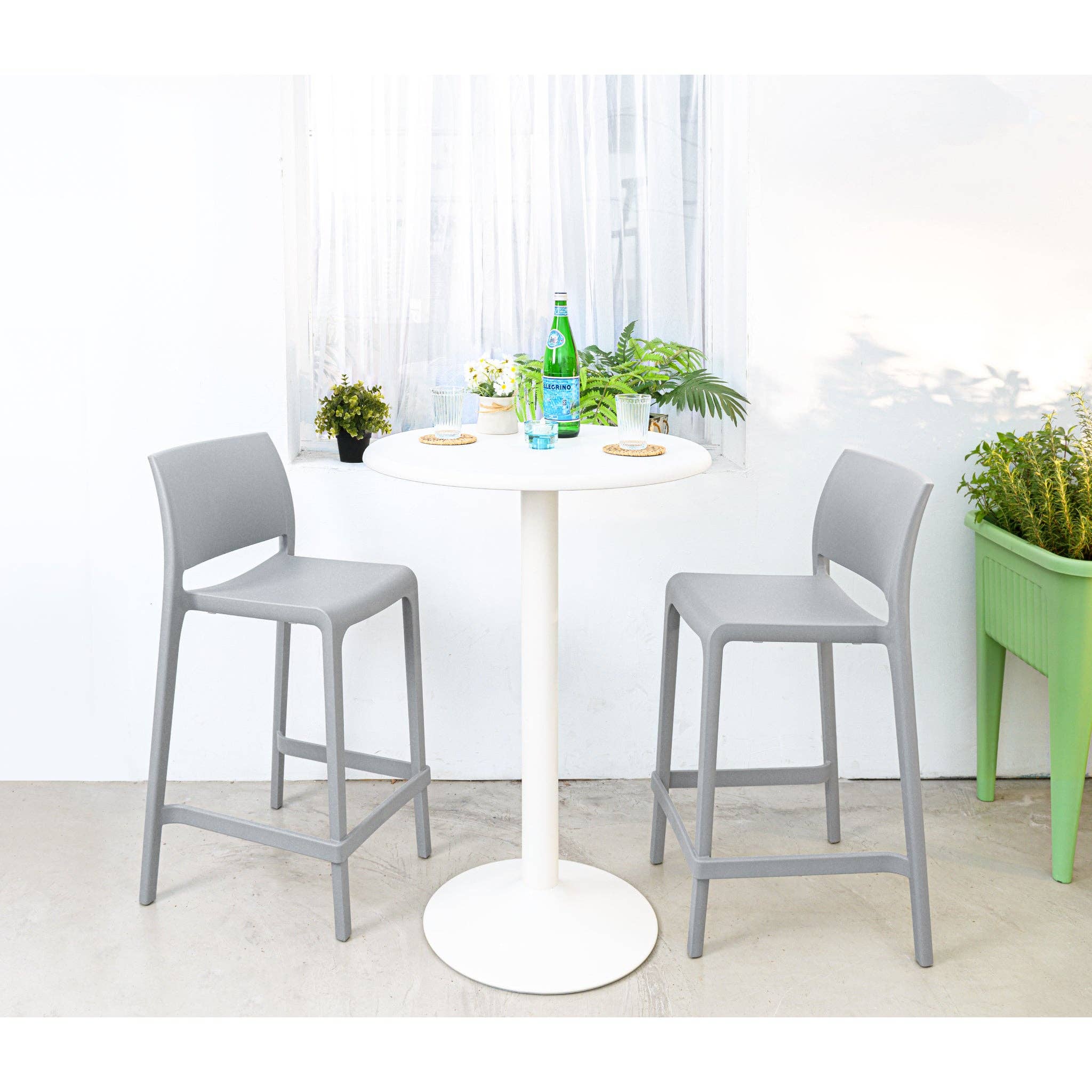 Lagoon Furniture America Corp - Wholesale Stool - Lagoon SENSILLA 7211C Stackable Counter Stool - 2 pcs / set3