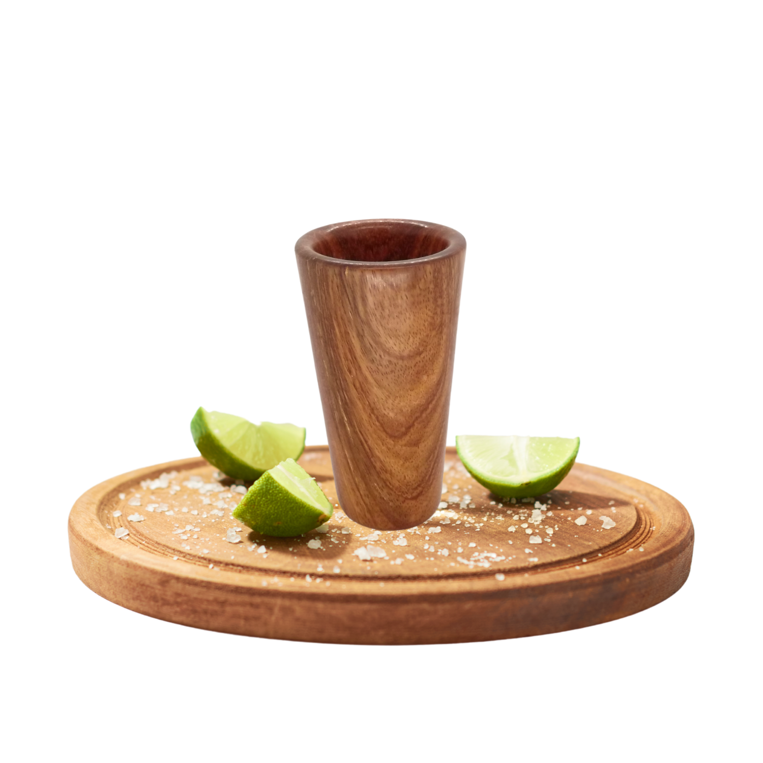 MEXTEQUIL - Wholesale Shot Glass - Wooden Tequila Shot Glasses - Set of 4 - 1.5 oz - Granadillo3