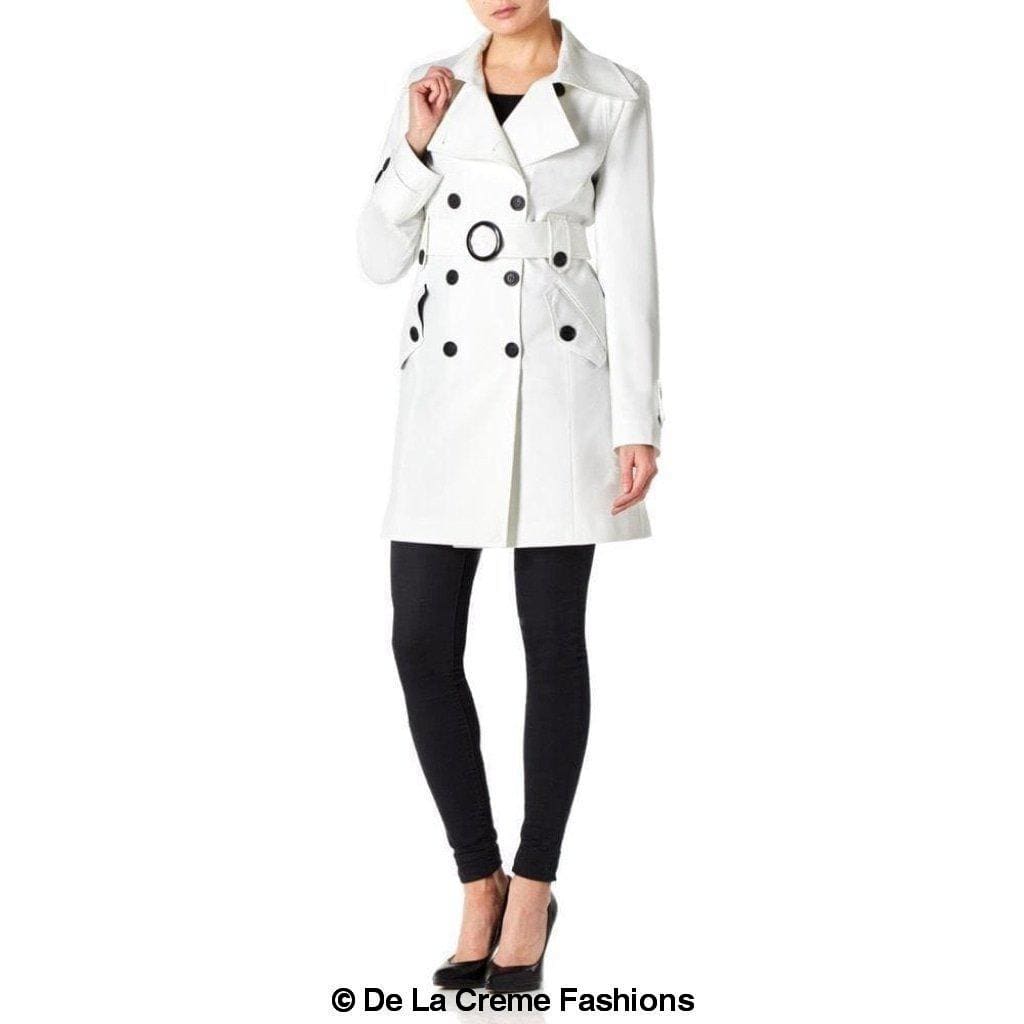 De La Creme Fashions - Wholesale Coat - Women's - Alice Mid Length Belted Mac Coat16