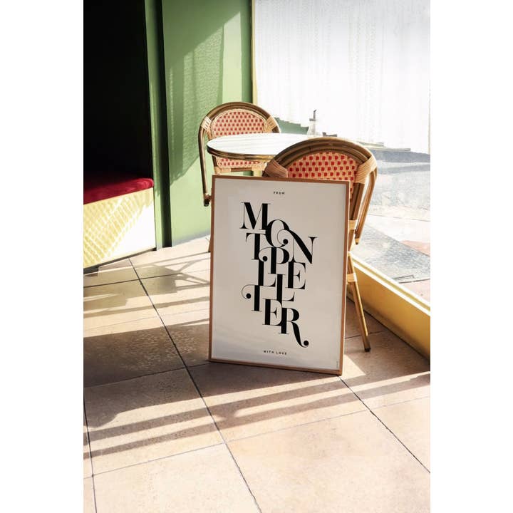 Studio Topo - Wholesale Art Print - From Strasbourg With Love | Graphic And Minimalist Poster