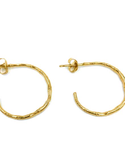 Bamboo Hoops for wholesale by Kemi Designs