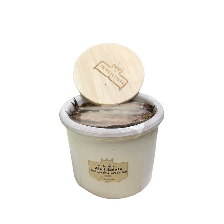 Fiordicosta - Vendita all'ingrosso Pesce in scatola - Alici salate in vaso di terracotta 1500 gr