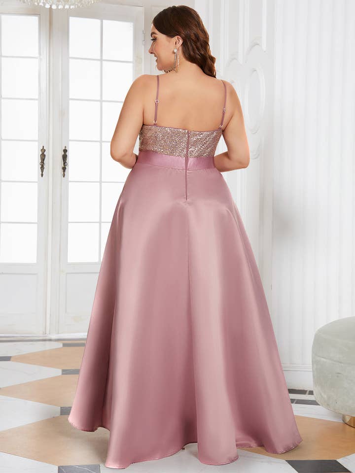 Ever-Pretty – wholesale Gown – Women's – Plus Size Shiny High-Low Prom Dresses for Women14