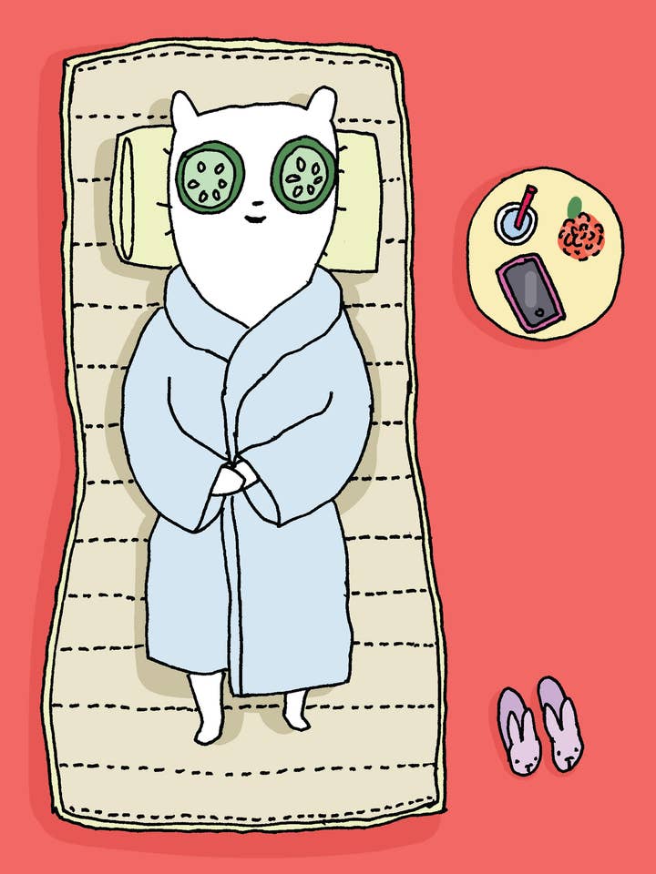 Biglietto di compleanno per il giorno della spa per la vendita all'ingrosso da parte di Alli Arnold