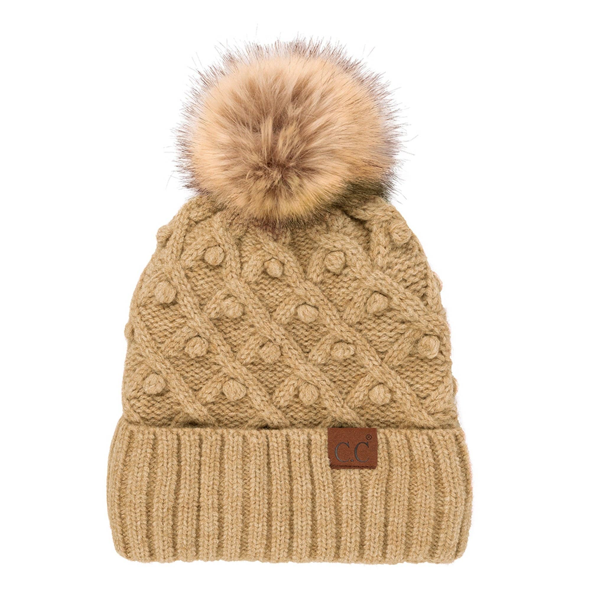 Truly Contagious – wholesale Mössa - Dam – CC Crafted Pom Detalj Mössa (HAT-3836)11