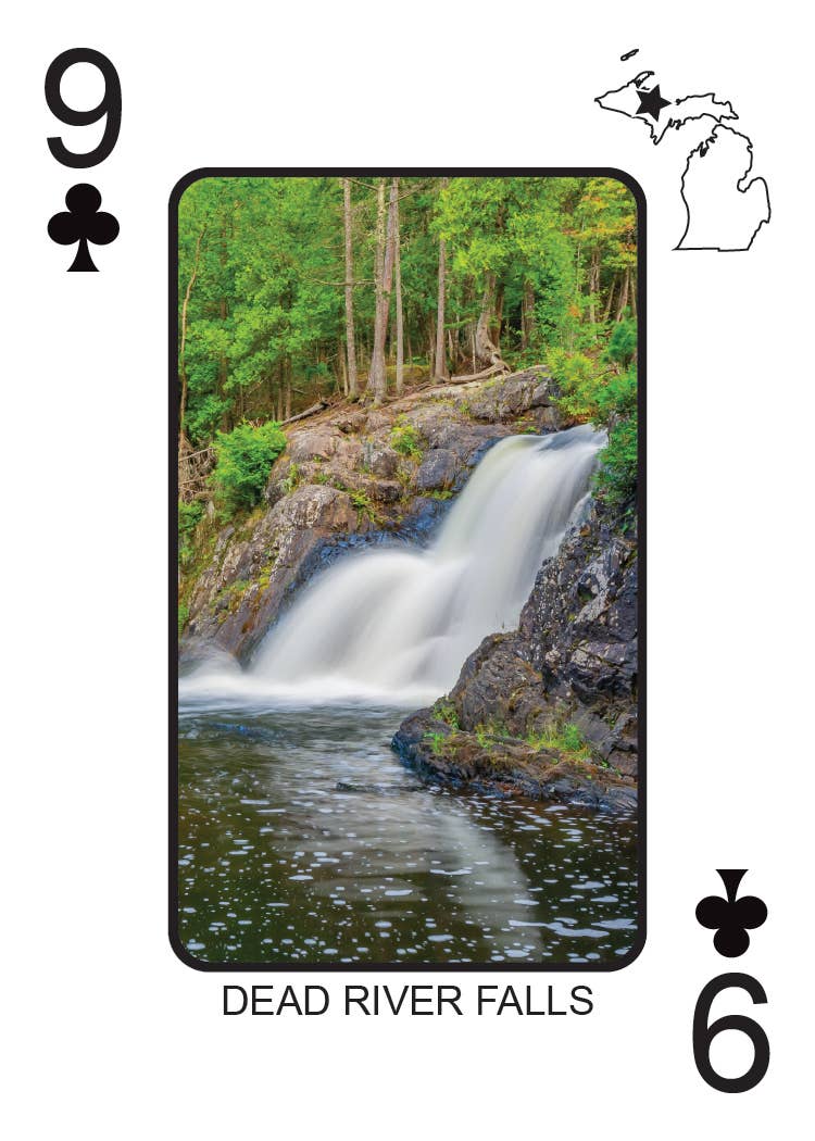Phil Stagg Photography - Wholesale Playing Cards - WATERFALLS OF MICHIGAN - Playing Cards - Euchre Friendly23
