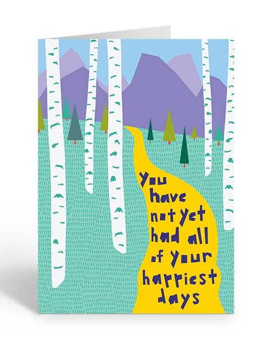 LYCKLIGASTE DAGARNA Gratulationskort för wholesale av Two Brides Presents