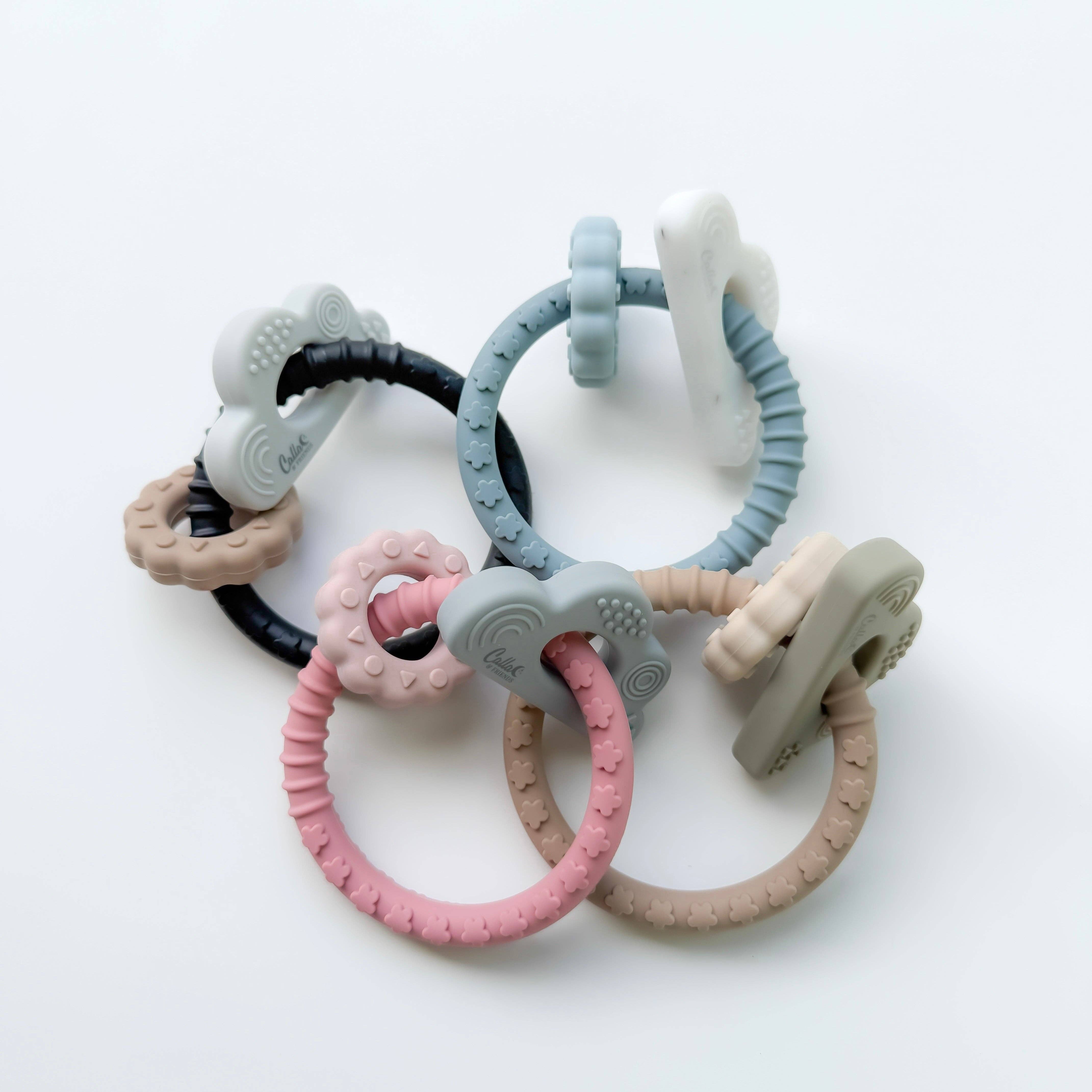 Calla & Friends - Wholesale Teether (Not Clip-On) - Baby - Cloudy Days Silicone Teether3