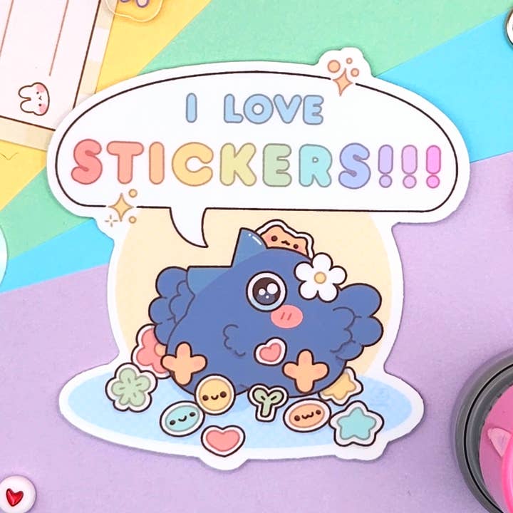 Sticker Raven 3in Vinyl Sticker for wholesale by mirupiico