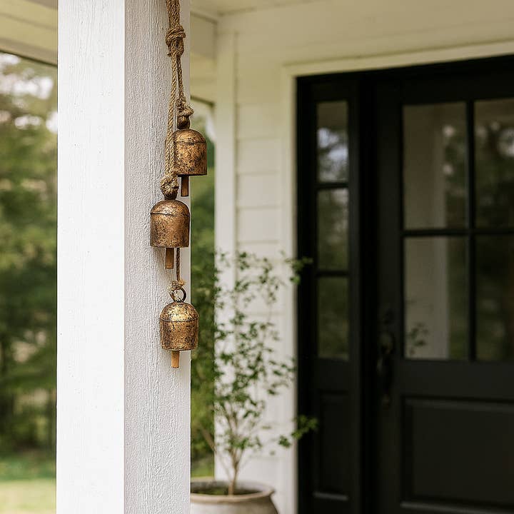 Matr Boomie Fair Trade - Wholesale Wind chime - Rustic Wind Chime Small Cascading Bells - Garden, Patio1