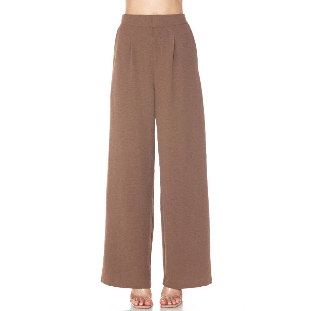 Timeless - Wholesale Pants - Women's - LONG TROUSER WITH ELASTICIZED BACK WAIST BAND1