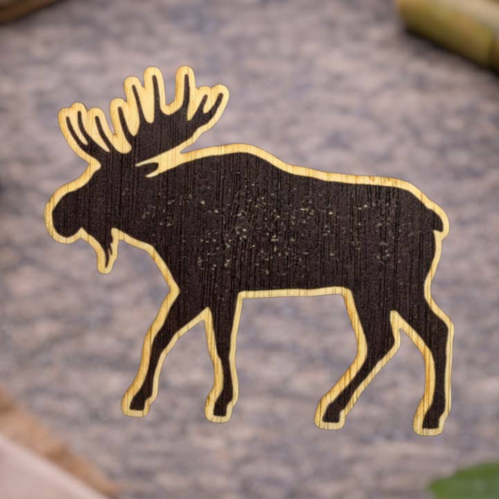 Moose for wholesale by Bamboo Wood Stickers