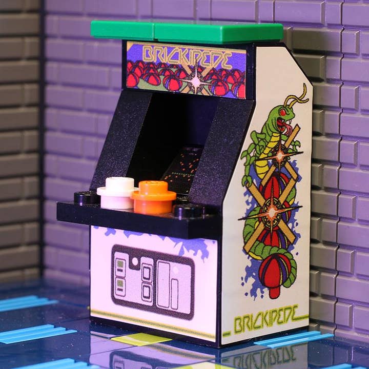 Custom Brickipede Arcade Machine made using LEGO parts - B3 Customs for wholesale by B3 Customs