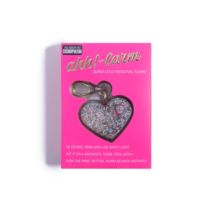 BLINGSTING - Wholesale Safety Alarm/Gear - Safety Alarm | Confetti Glitter Heart