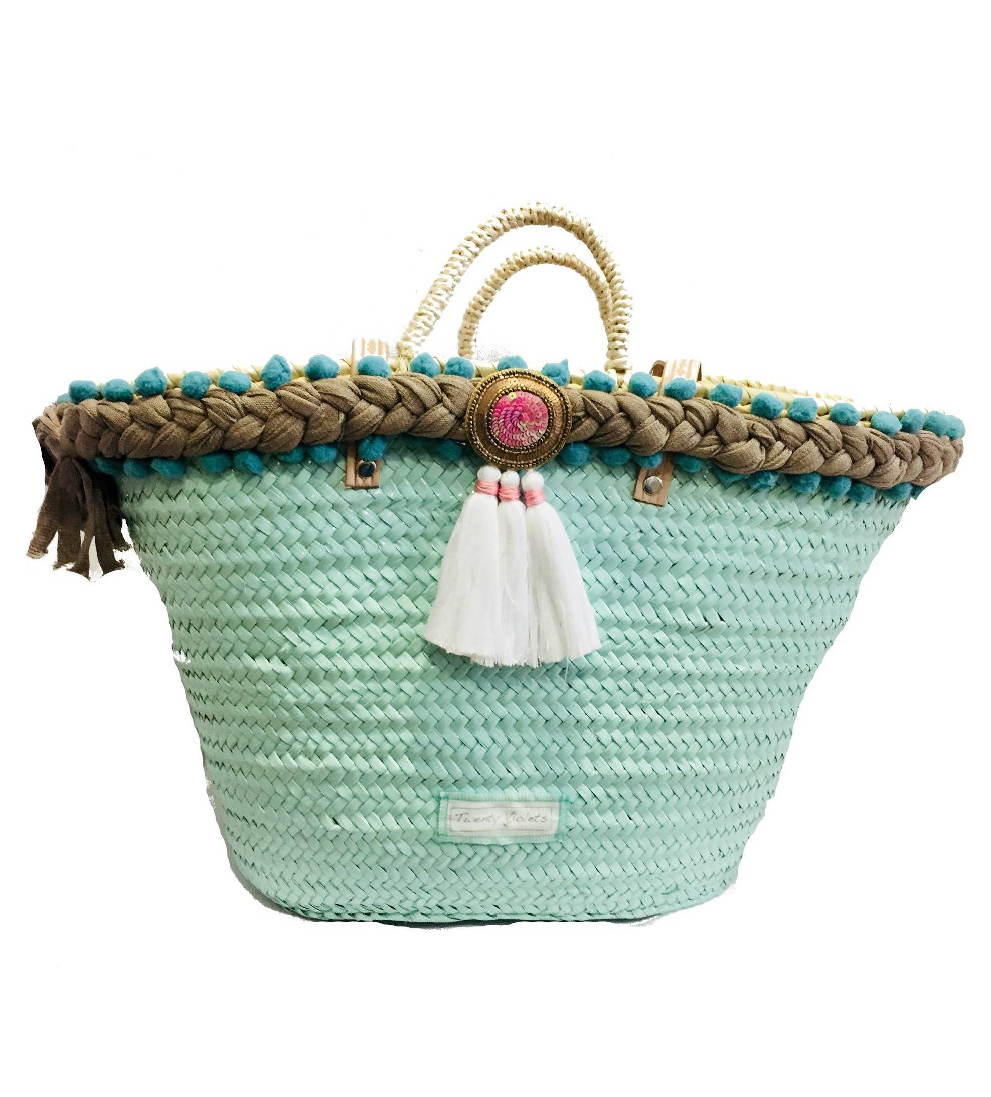 Twenty Violets - Vente Sac de plage - Couffin moyen grand S'Agaro - 53 x 30 cm7