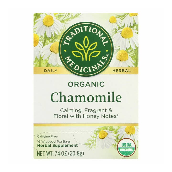 Organic Chamomile Herbal Tea, Caffeine-Free, 6-Pack, 16 Bags for wholesale by Everyday Supply Co