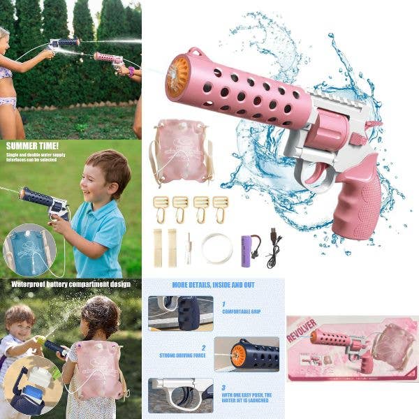 St. Louis Wholesale LLC - Wholesale Classic Toy - Kids - Electronic Water Gun - #CY028 - Colors May Vary - Rapid Fire