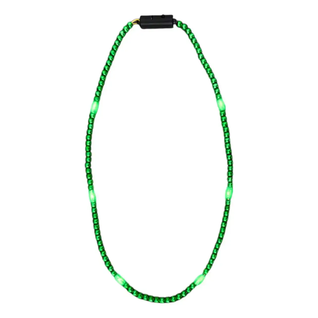 Blinkee.com, LLC - Wholesale Beaded/Pearl Necklace - LED Necklace with Mardi Gras Beads Pack of 123
