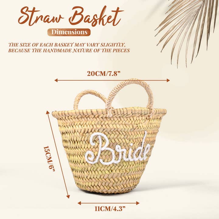 King Of Handmade - Wholesale Beach Bag - Personalized Straw Bag For Bride, Bachelorette party4