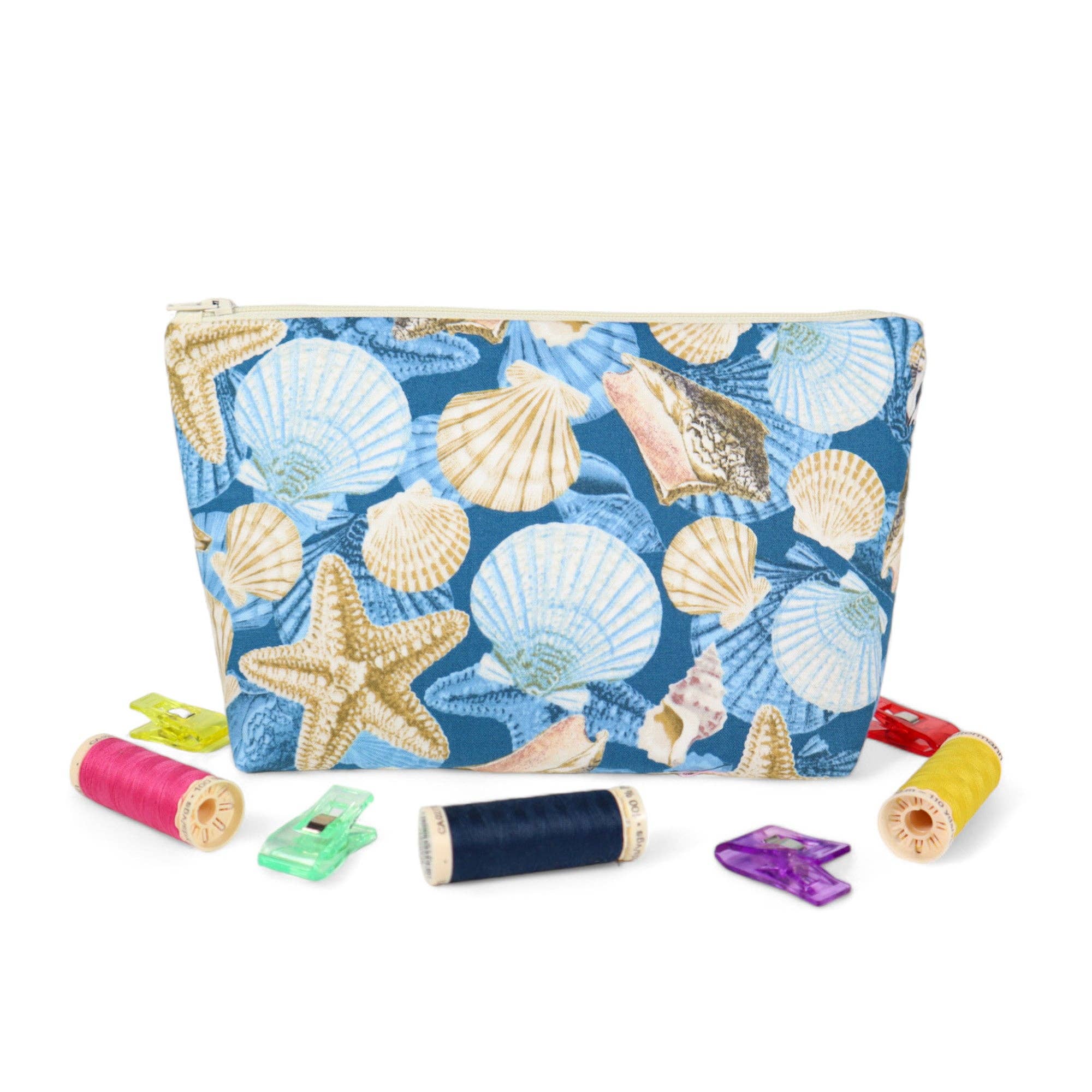 Crosscut Sewing Co. - Wholesale Craft Sewing Kit - Zipper Pouch Sewing Kit - Sewing Project Kit with Fabric for Beginners3