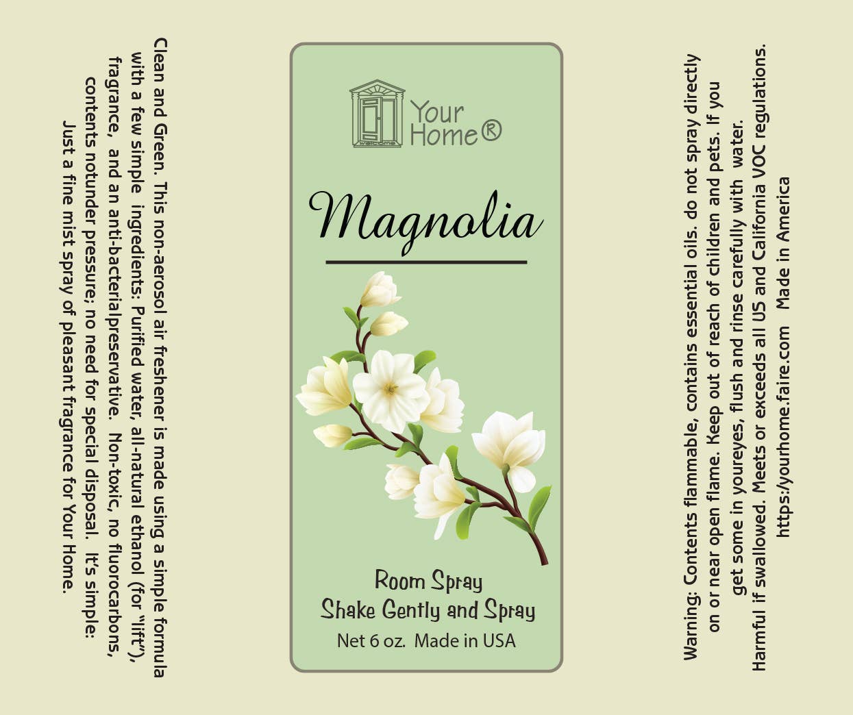 Your Home - Vente Vaporisateurs d'ambiance et de linge - Spray d'ambiance pour parfums floraux, lot de 66