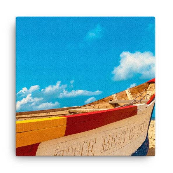 Fotoprint Canvas - „Het beste is nog te komen” | Wall Art voor wholesale door The Copper Fruit