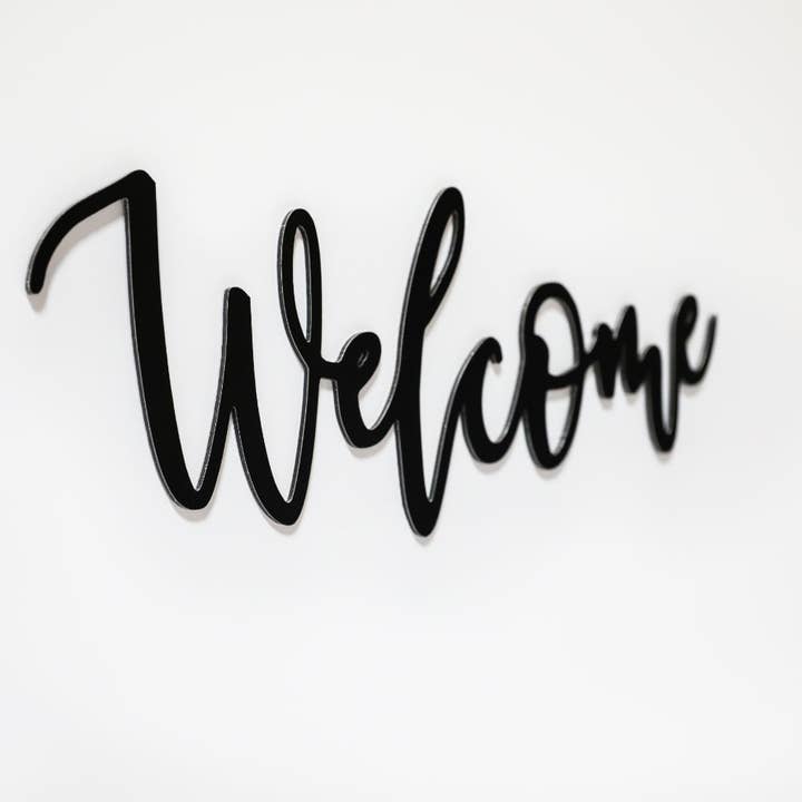 metal-plex – wholesale Wall Accent – Welcome - Metal Wall Art3