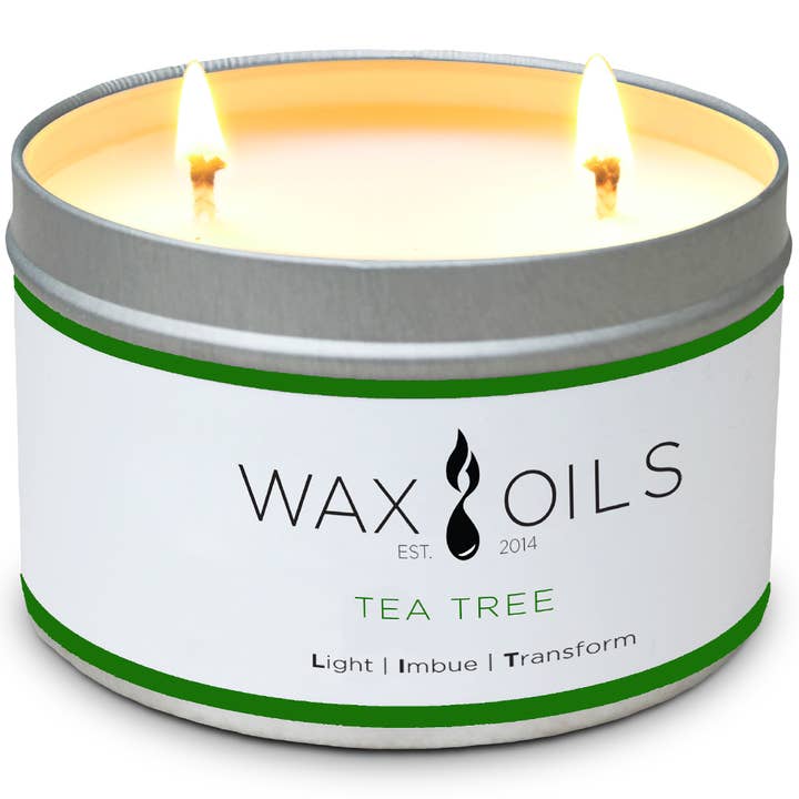 Tea Tree Soy Candle for wholesale by Wax & Oils