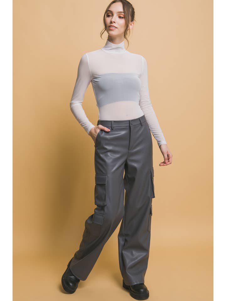 Peace Love Line - Wholesale Bodysuit - Women's - PL3459 - LONG SLEEVE SHEER BODYSUIT14