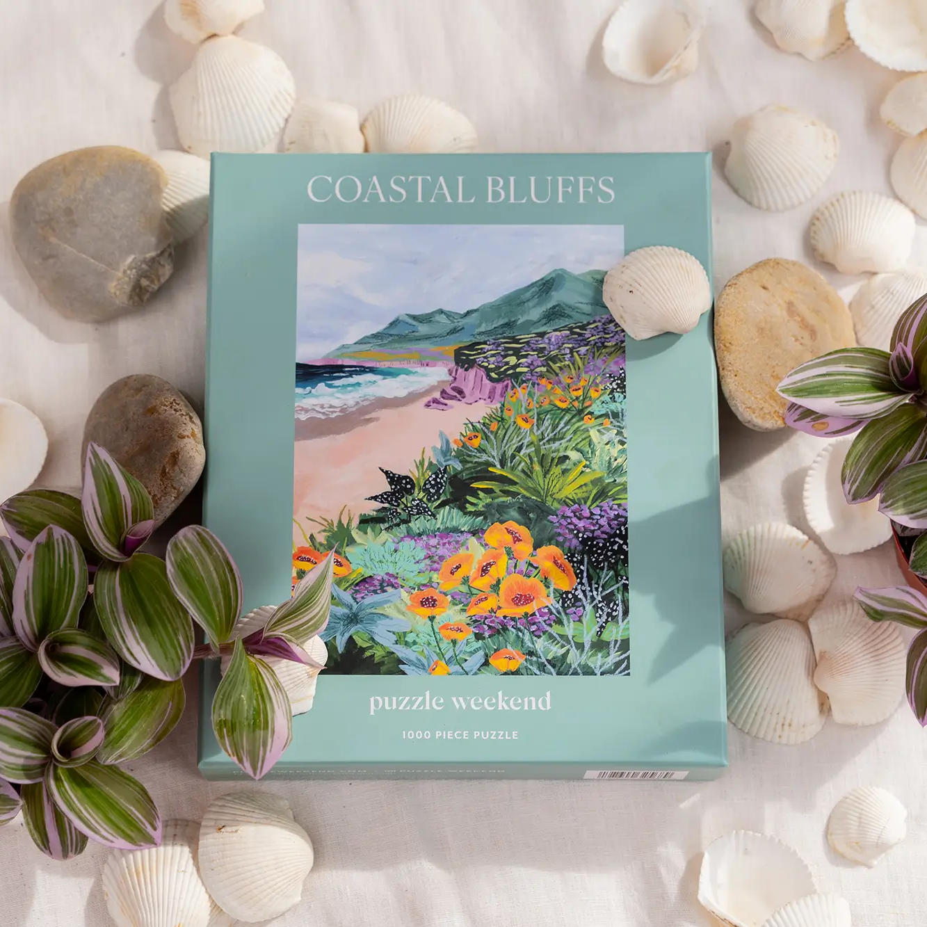 Puzzle Weekend - Vente Puzzle – adulte - Puzzle de 1000 pièces Coastal Bluffs3