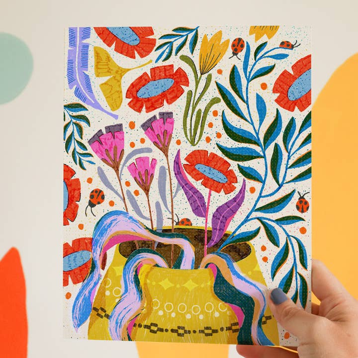 Impresión artística Spring Bloom Bright para venta al por mayor de Esther Nariyoshi Illustrations