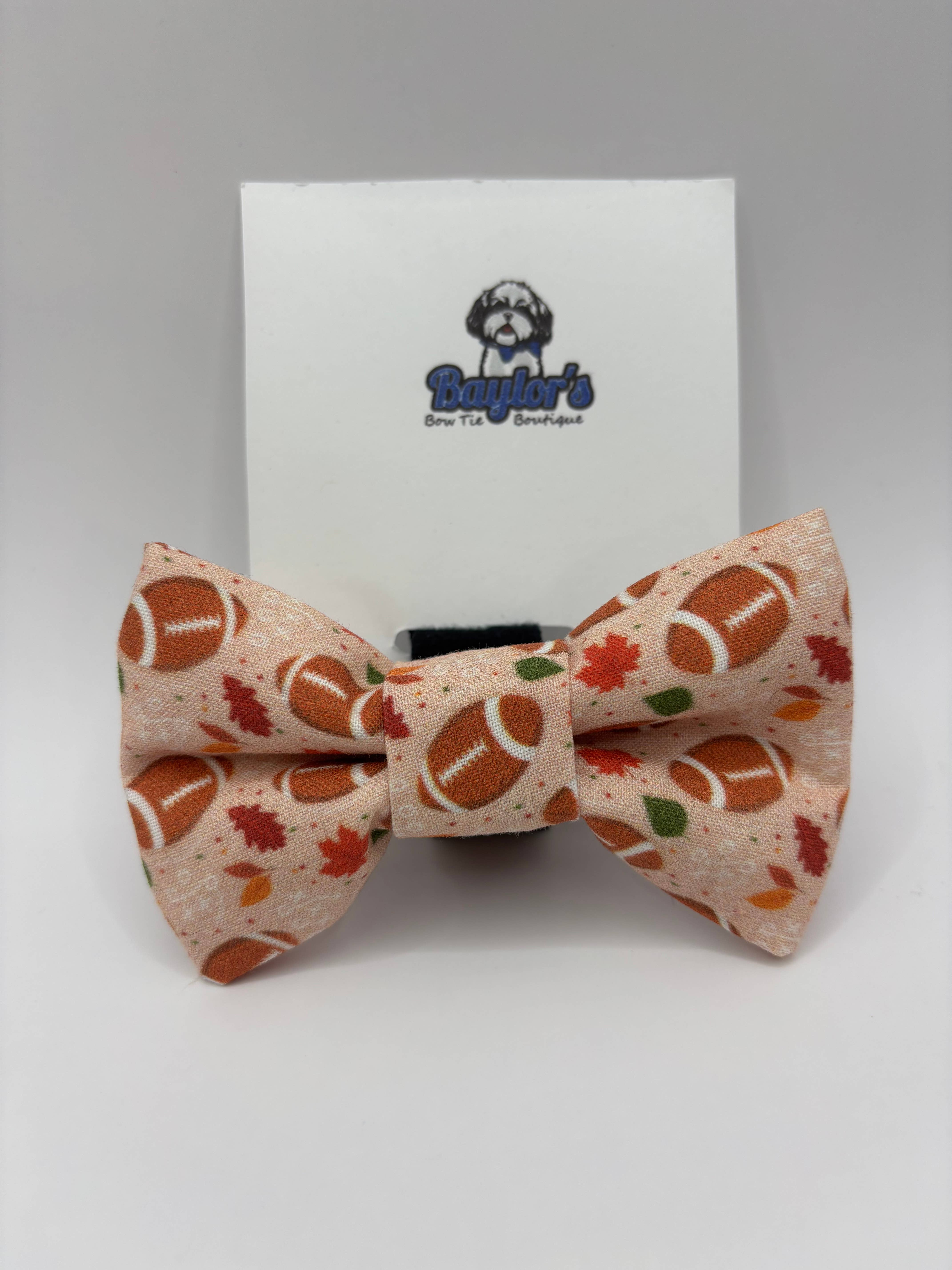 Baylor's Bow Ties - Vente Nœud papillon – chien - Nœud papillon pour chien de football d'automne0