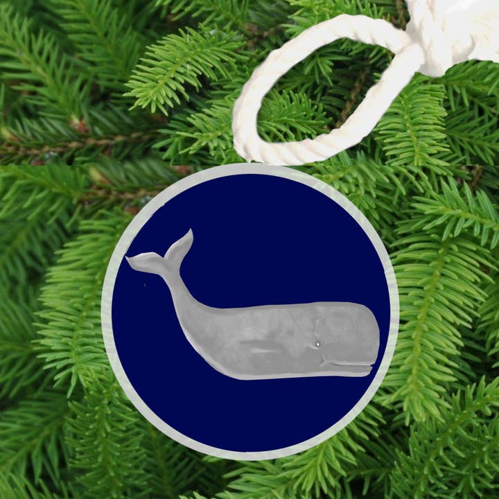 Décoration de Noël - Baleine grise côtière pour la vente par Peachy Pendants