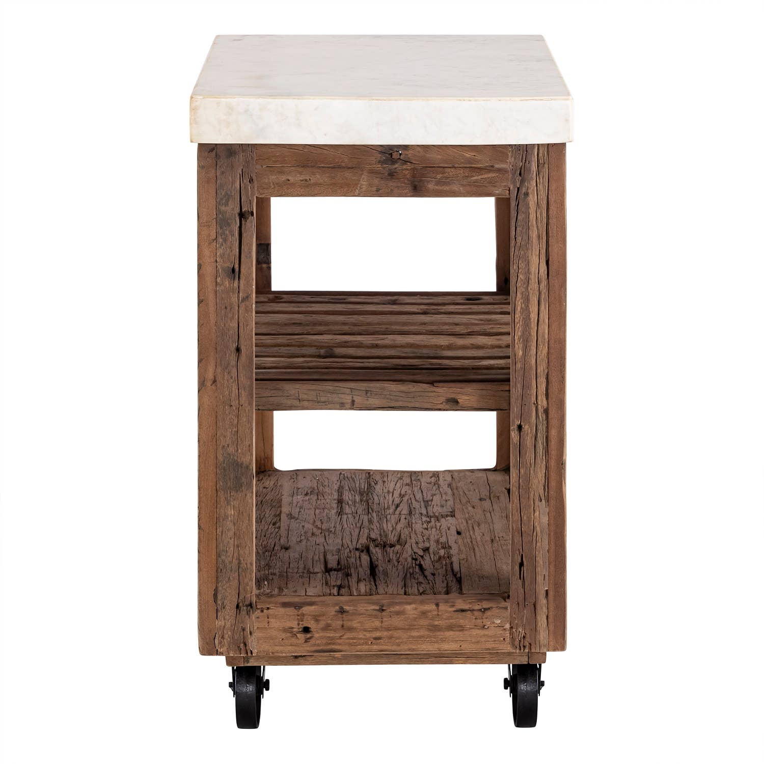 Natural Sm Wooden Kitchen Island on Wheels for wholesale on Faire4