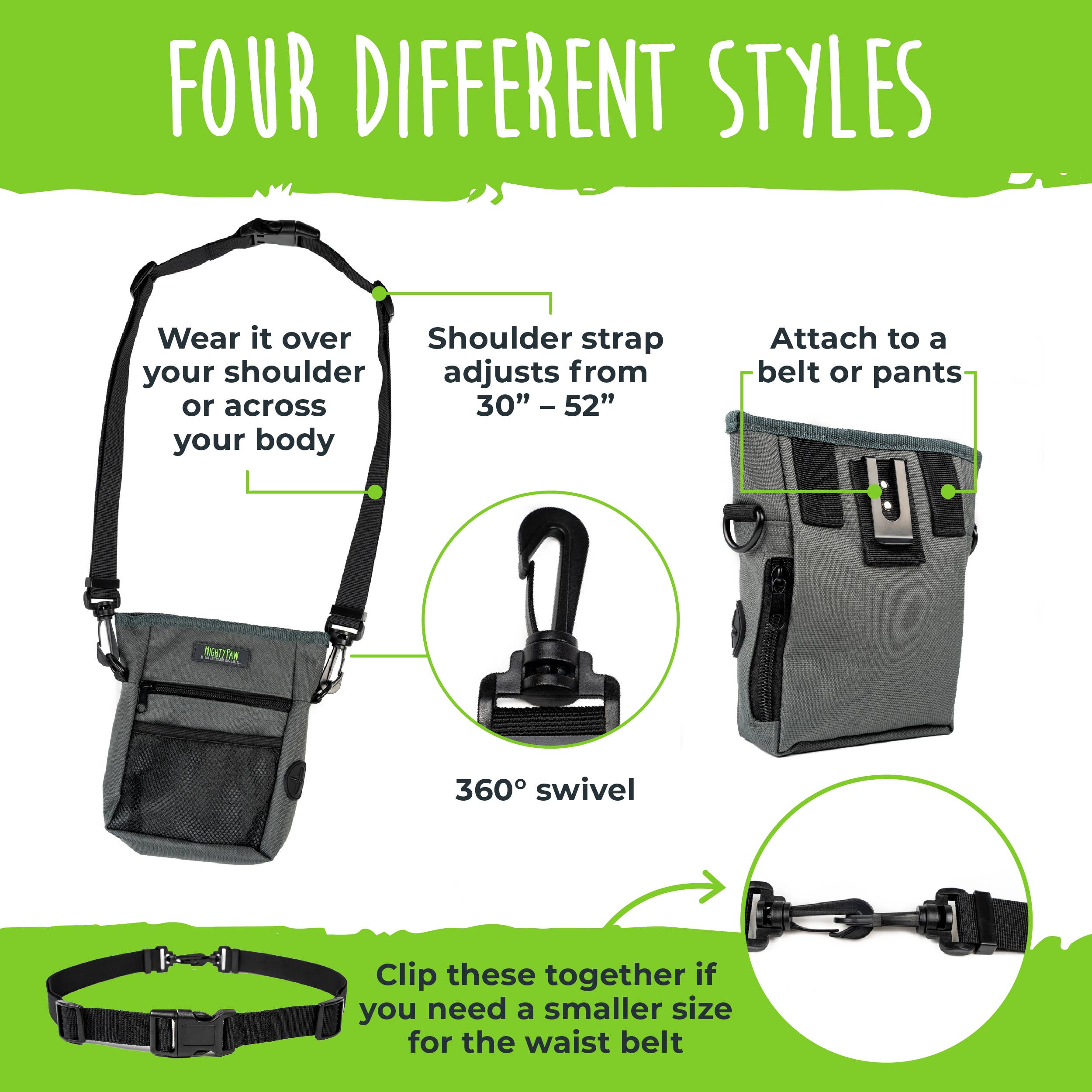 Mighty Paw - Vendita all'ingrosso Portacroccantini - Cani - Custodia Treat 2.013