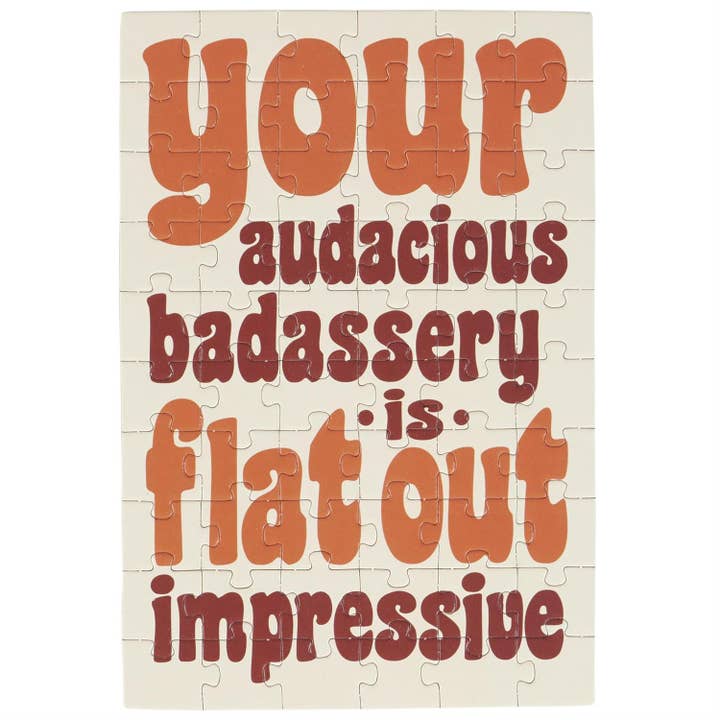 Questionables - Wholesale Everyday Greeting Card - Impressive Puzzle Card