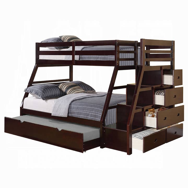 ReForm Creative Home - Wholesale Bed - Mojo Twin/Full Bunk Loft Bed W/Trundle & Storage - Expresso7